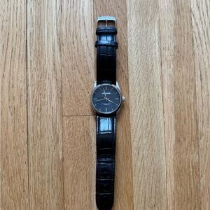 Zadig & Voltaire Black Leather Watch